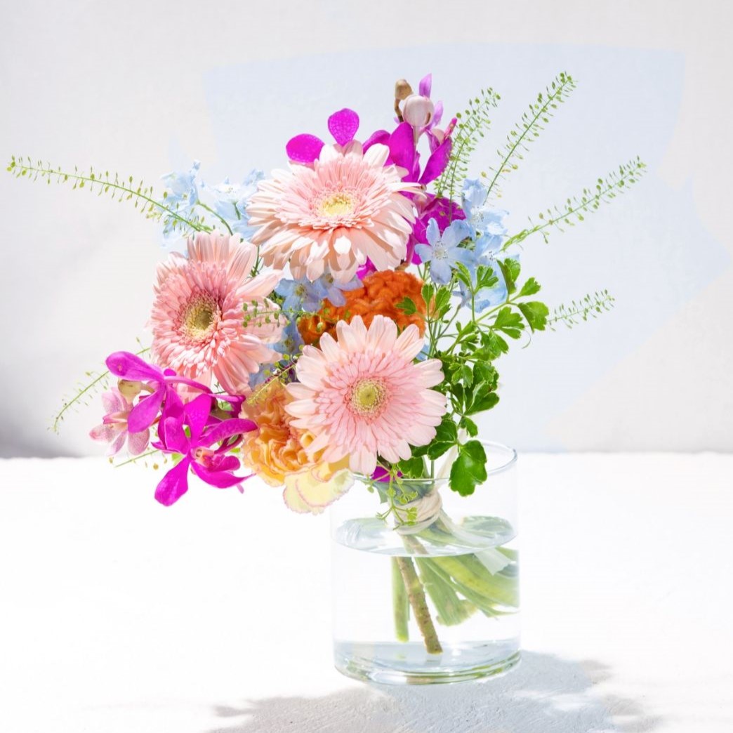 ガーベラの花束作り！おしゃれな組み方でプレゼント！